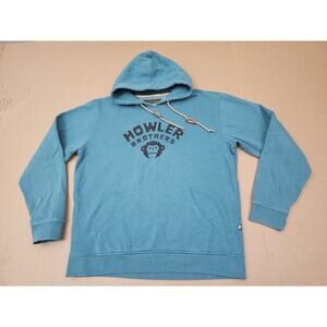 Howler Bros Hoodie Size XL Green/blue El Mono Pullover Sweatshirt Outdoors